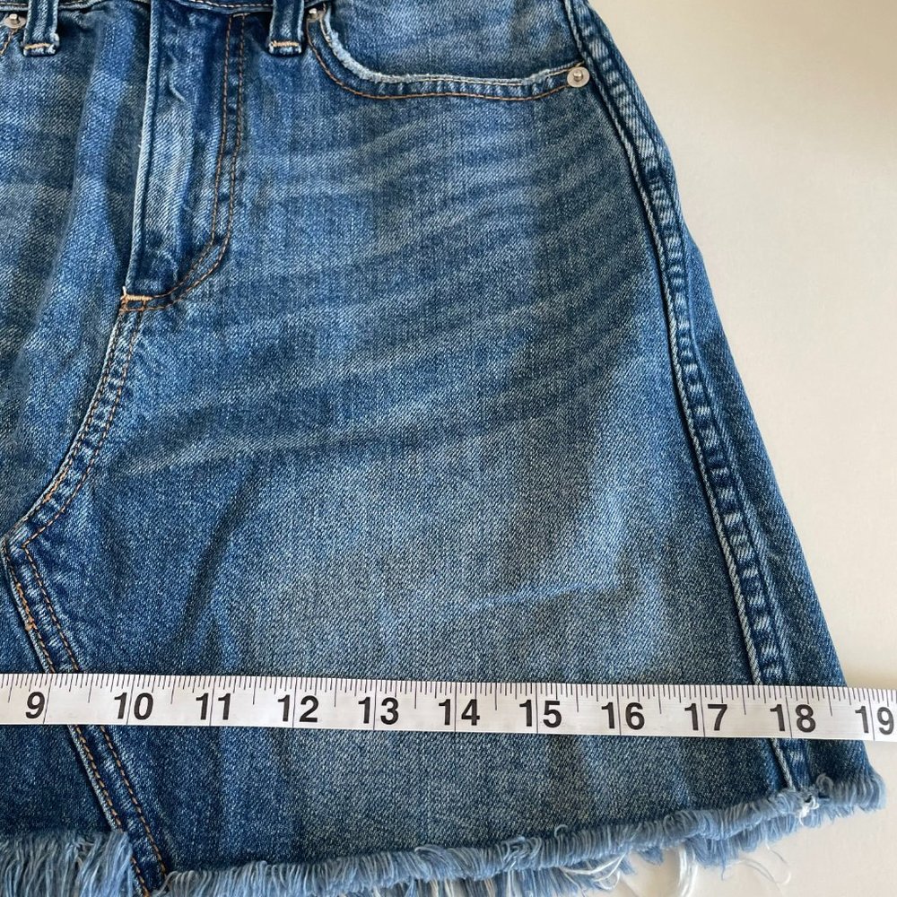 Abercrombie & Fitch Denim Jean Skirt Womens Size 24W - Picture 9 of 12
